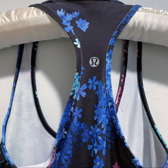 LULULEMON COOL RACERBACK CRB Tank PETAL POP MULTI - Picture 7 of 7